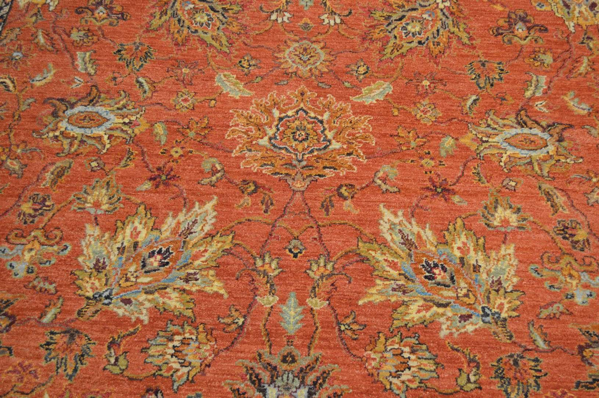 8' 0" x 8' 2" India Sultanabad Square Rug image 2