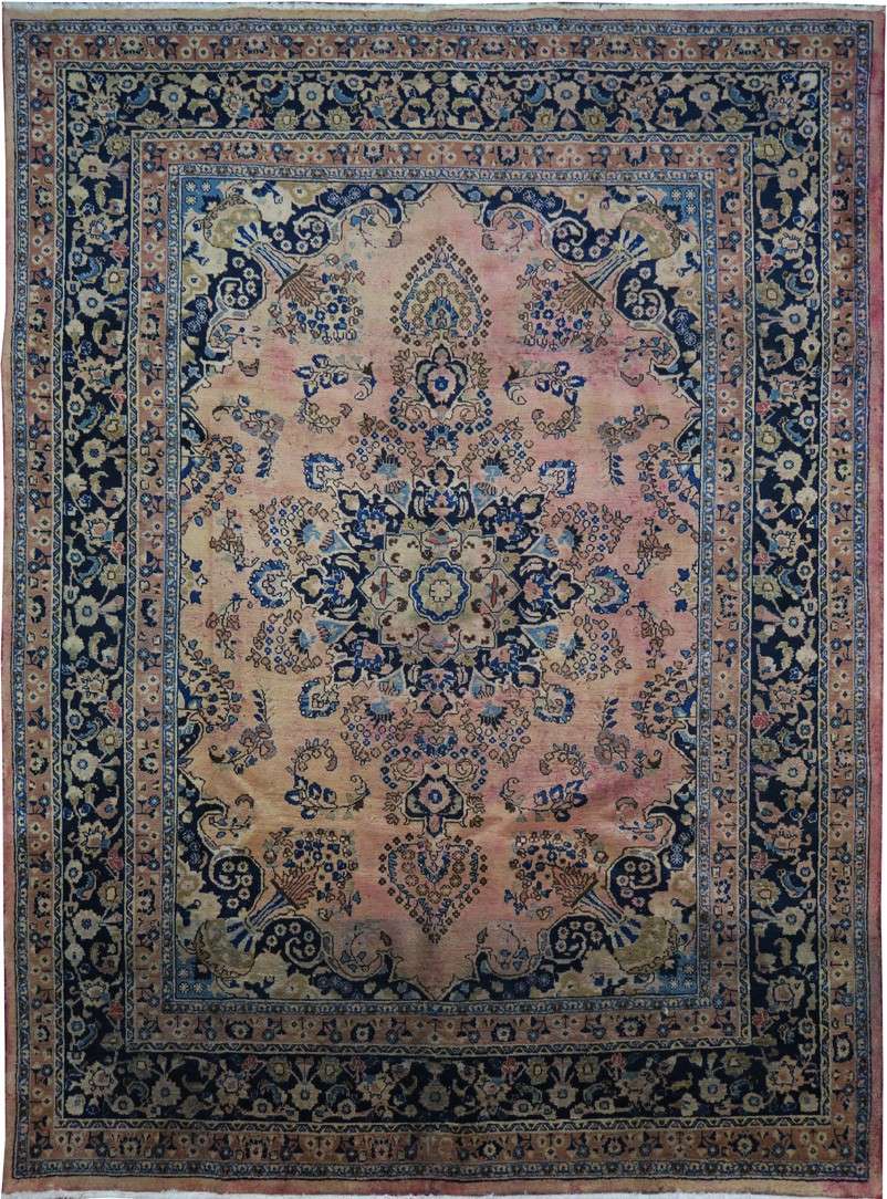 8' 0" x 11' 0" Persian Mashhad Rug image 0