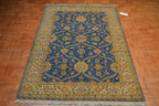 4' 0" x 6' 1" India Agra Rug image 1