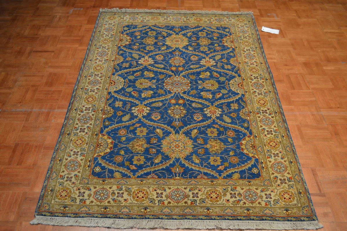 4' 0" x 6' 1" India Agra Rug image 1