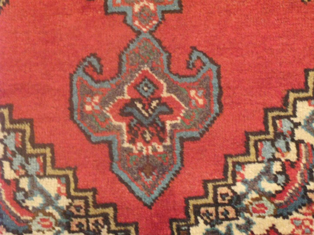 3' 4" x 12' 0" Vintage Tabriz Runner image 3
