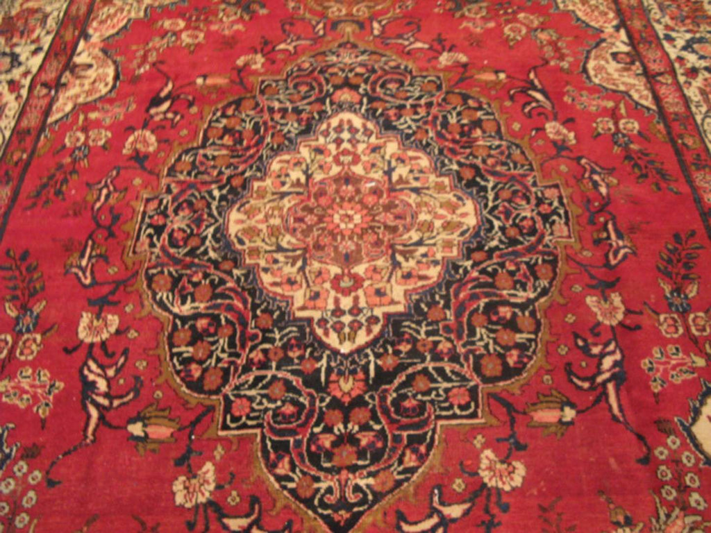 7' 8" x 11' 2" Persian Tabriz Rug image 3