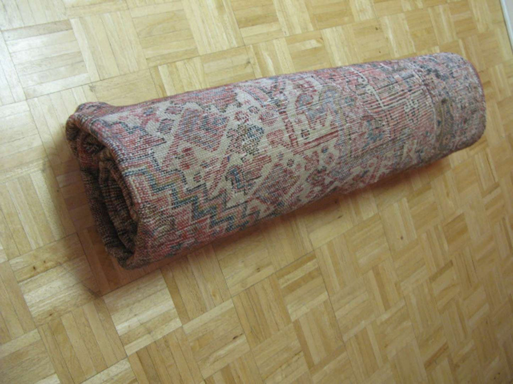 8' 2" x 11' 5" Persian Heriz Rug image 11