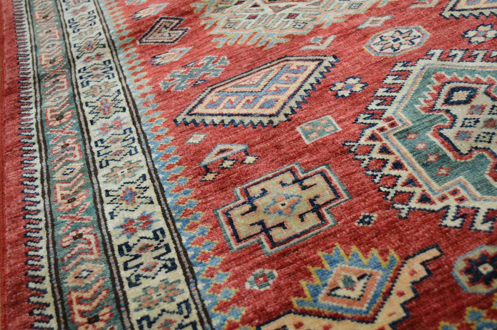 3' 4" x 4' 8" Pakistan Kazak Rug image 6