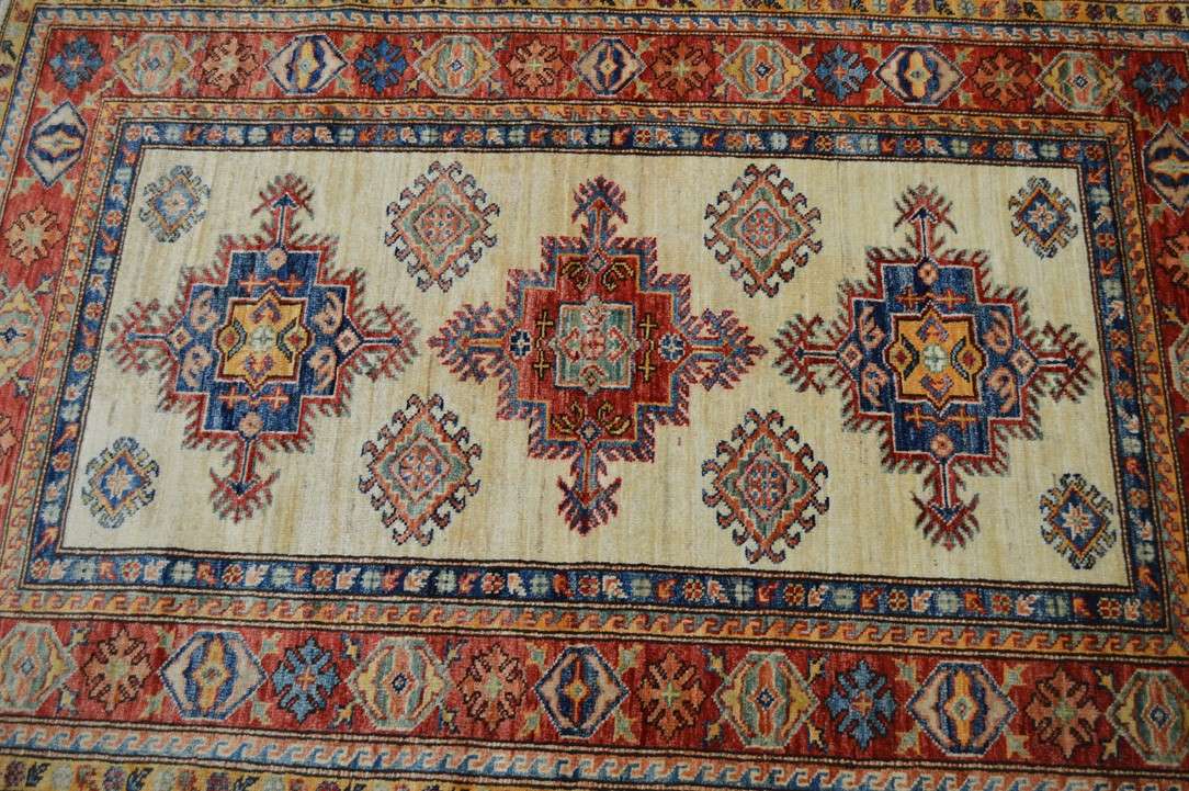 3' 5" x 5' 0" Pakistan Kazak Rug image 2