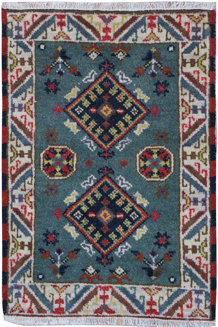 2' 0" x 3' 0" India Kazak Rug image 0
