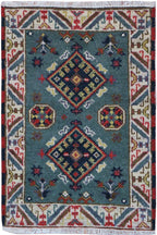 2' 0" x 3' 0" India Kazak Rug image 0