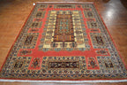 6' 8" x 9' 3" Pakistan Barjasta Rug image 1
