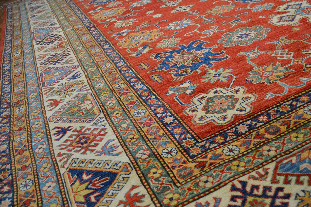 8' 10" x 11' 6" Pakistan Kazak Rug image 8