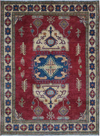4' 9" x 6' 6" Caucasian Kazak Rug image 0