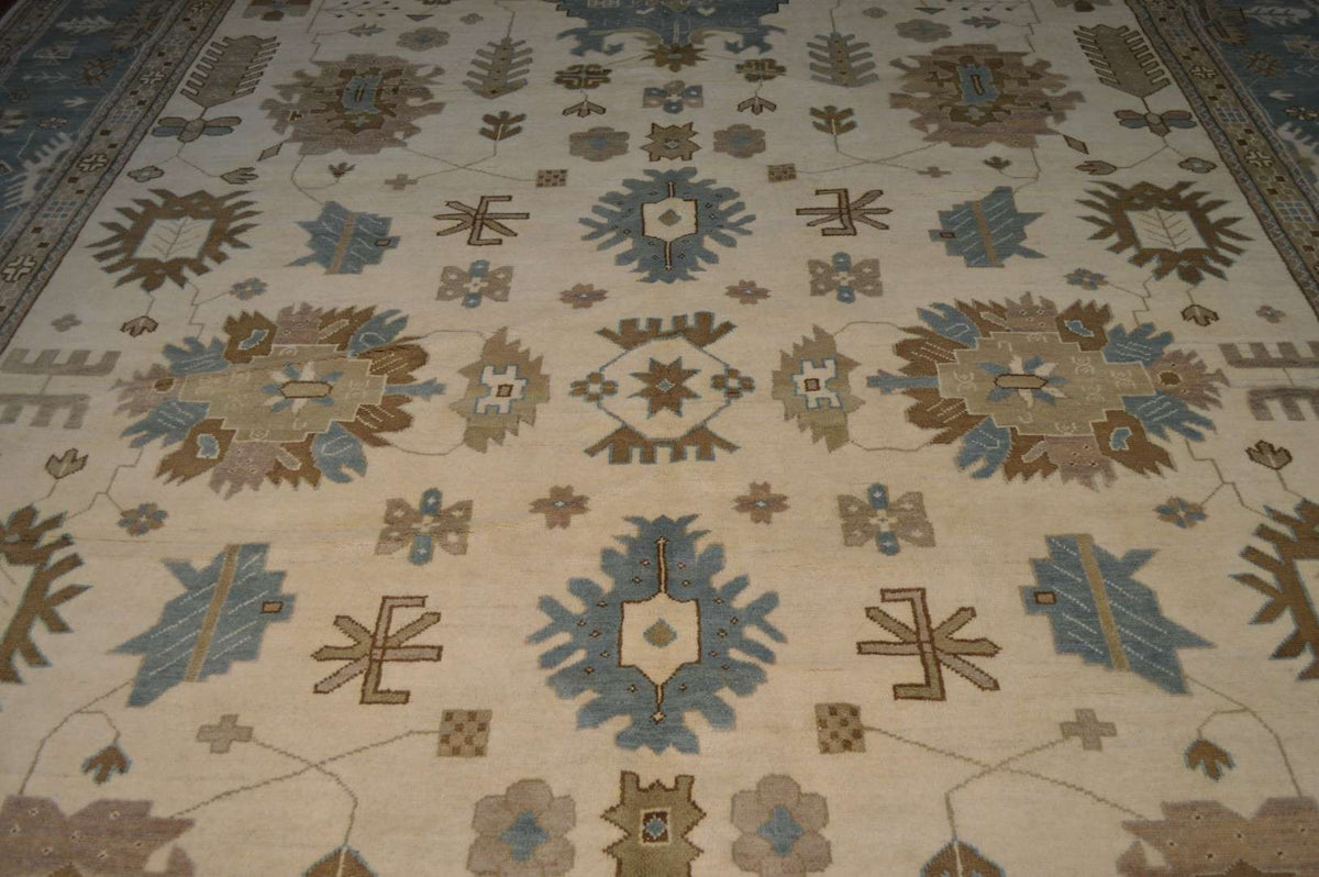12' 3" x 17' 8" India Oushak Rug image 2