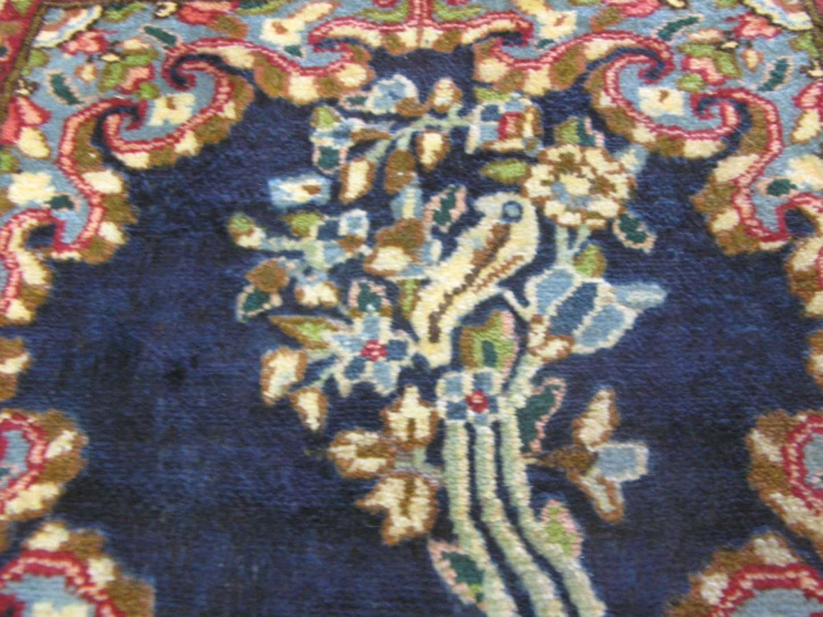 1' 9" x 1' 9" Persian Kerman Square Rug image 4