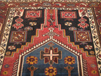 4' 5" x 6' 1" Persian Shahsavan Rug image 4