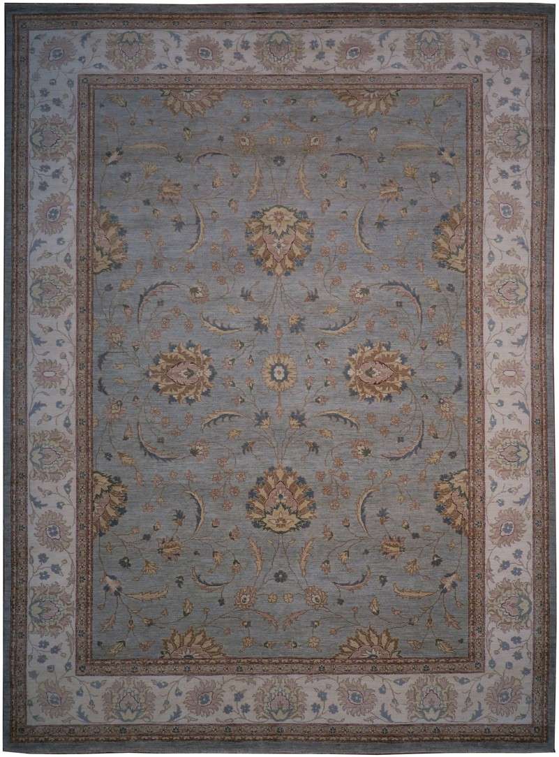 9' 2" x 12' 6" Pakistan Oushak Rug image 0