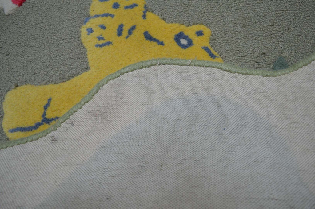 5' 2" x 8' 1" India Contemporary Round Rug image 8