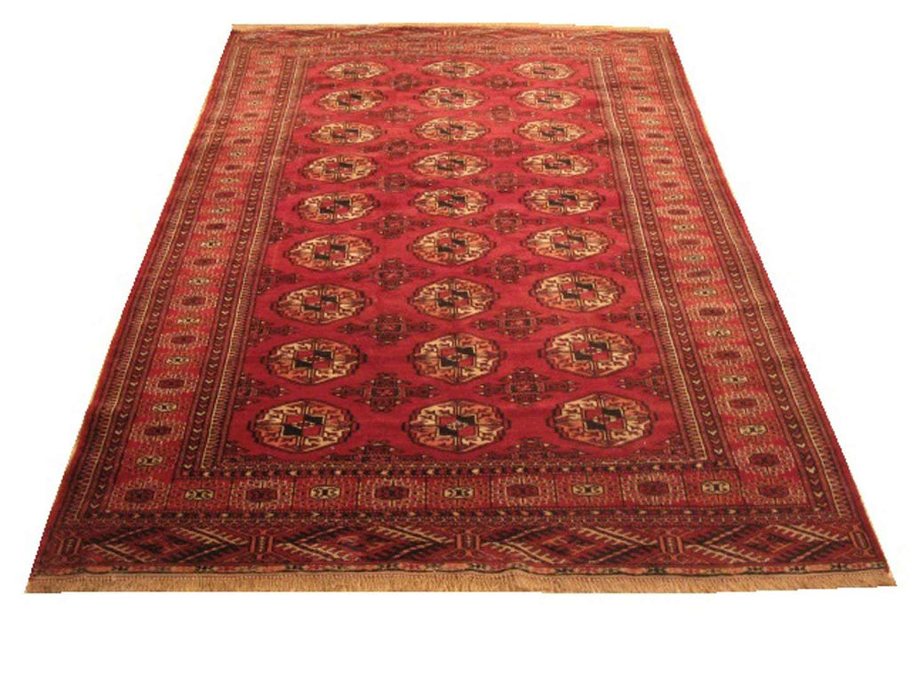 5' 1" x 7' 3" Persian Turkmen Rug image 0