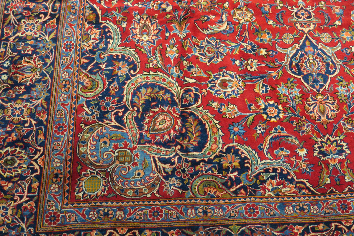 8' 0" x 11' 1" Persian Kashan Rug image 8