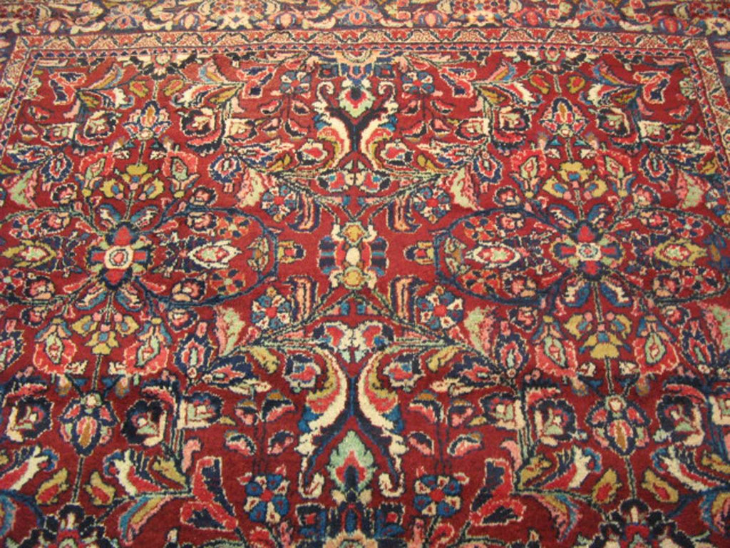 7' 5" x 10' 0" Persian Sarouk Rug image 5