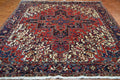 8' 6" x 10' 3" Persian Heriz Rug image 1