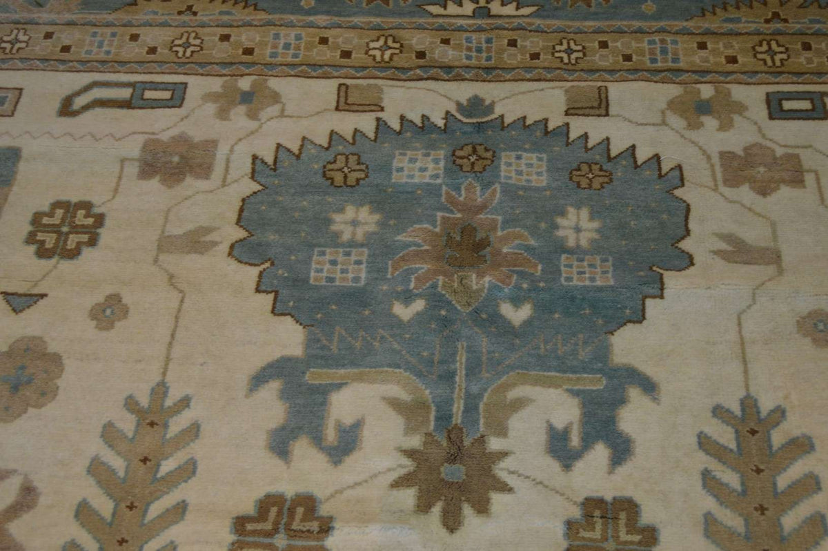 12' 3" x 17' 8" India Oushak Rug image 9