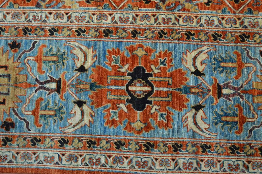 9' 0" x 11' 8" Pakistan Serapi Rug image 6
