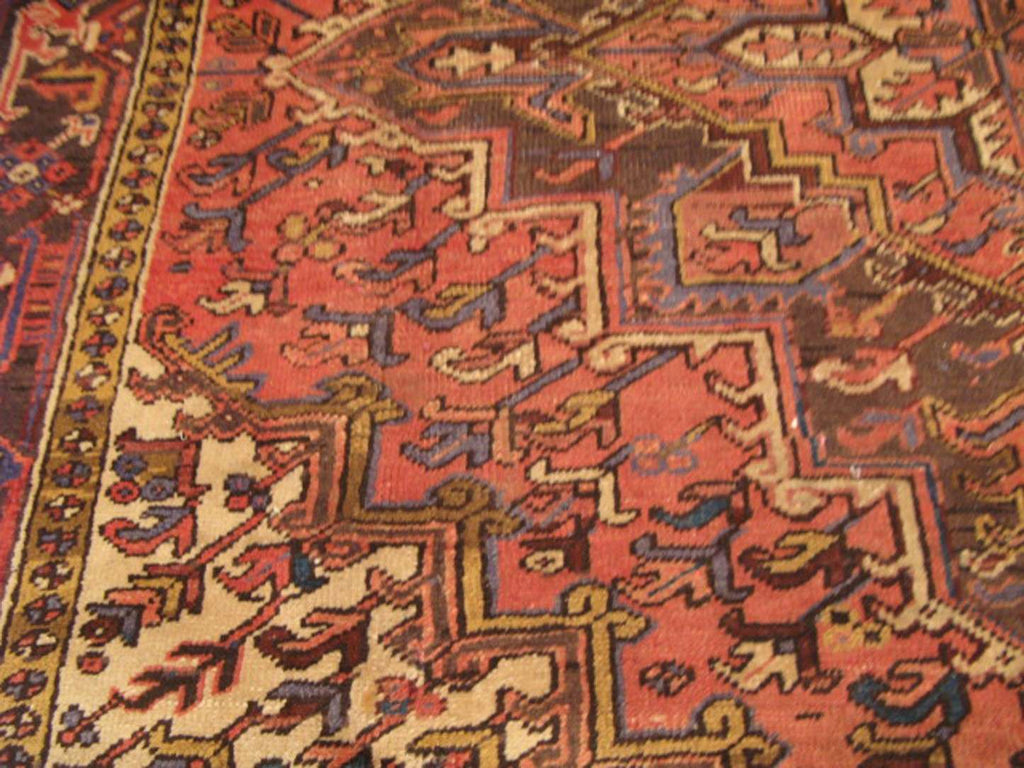 6' 1" x 8' 9" Persian Heriz Rug image 7