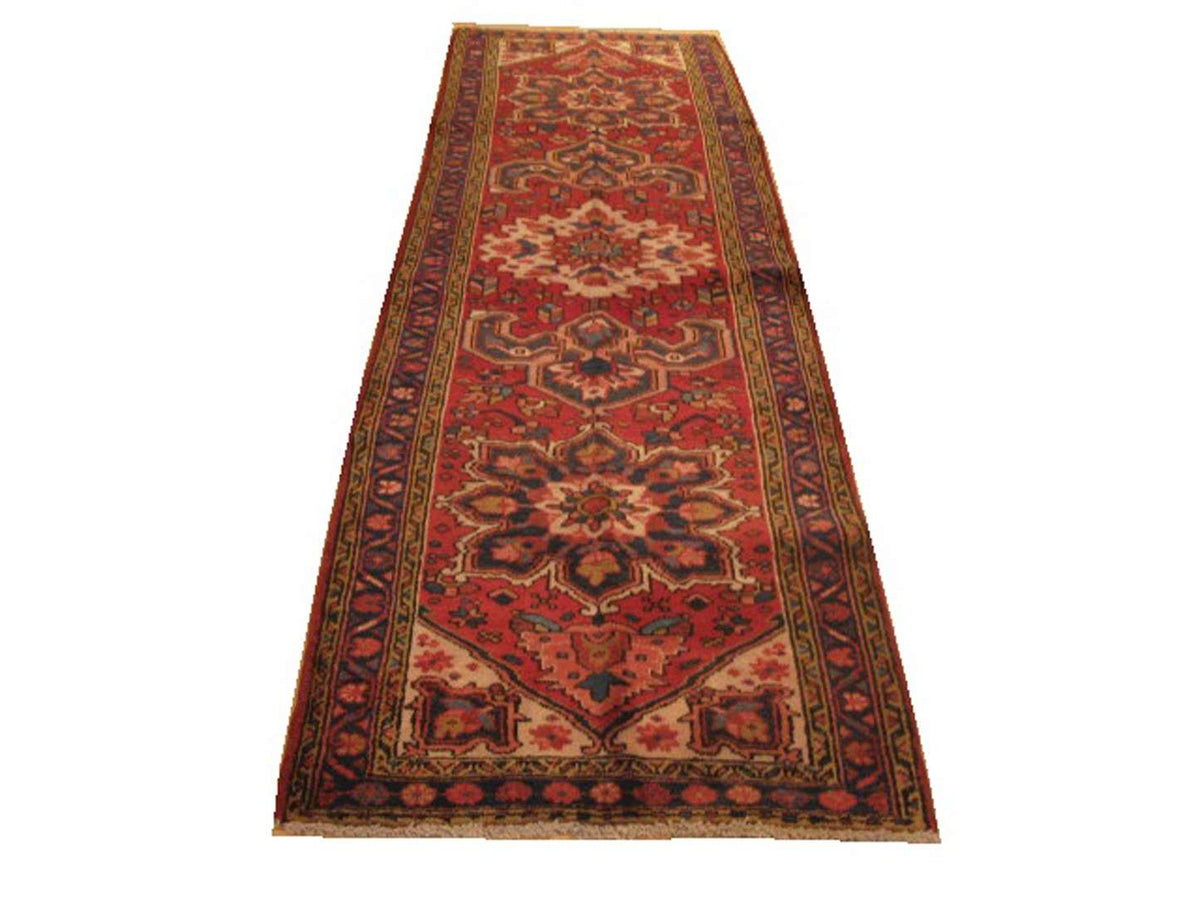 3' 4" x 10' 1" Persian Heriz Runner image 0