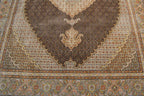 6' 4" x 10' 4" Vintage Tabriz Rug image 9