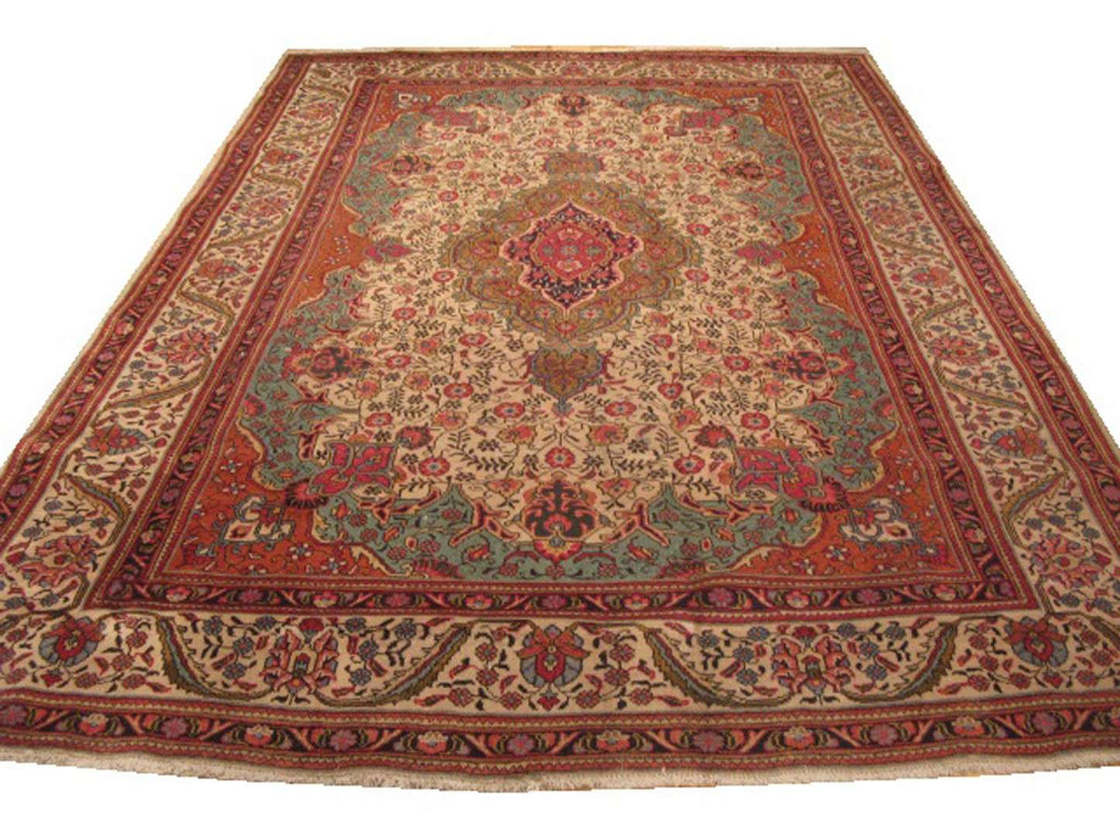 8' 0" x 11' 8" Persian Tabriz Rug image 0