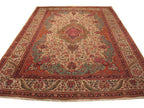 8' 0" x 11' 8" Persian Tabriz Rug image 0