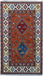 3' 0" x 5' 0" India Kazak Rug image 0