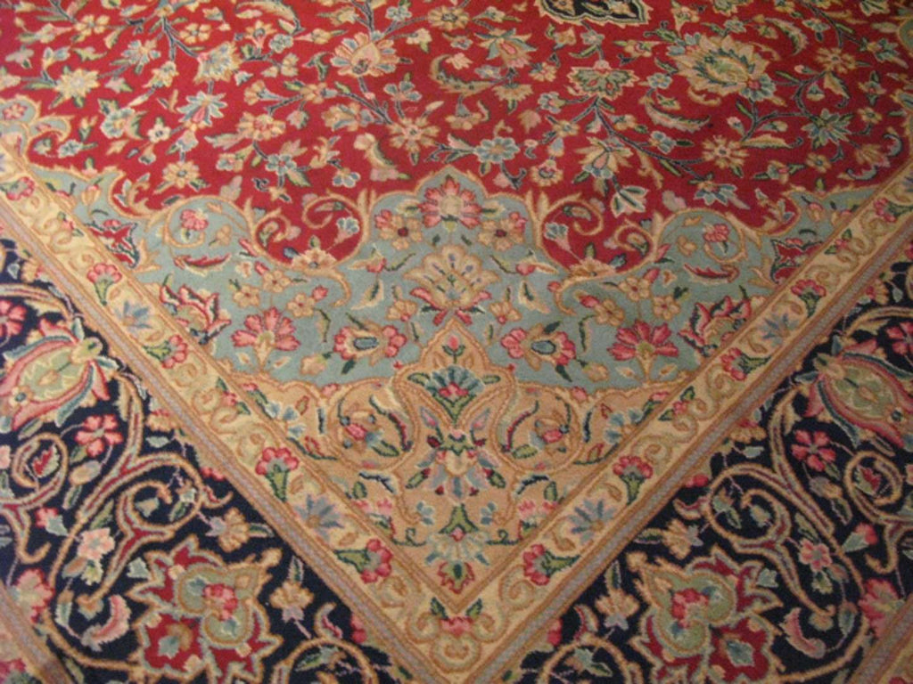 9' 1" x 13' 2" Persian Kerman Rug image 4