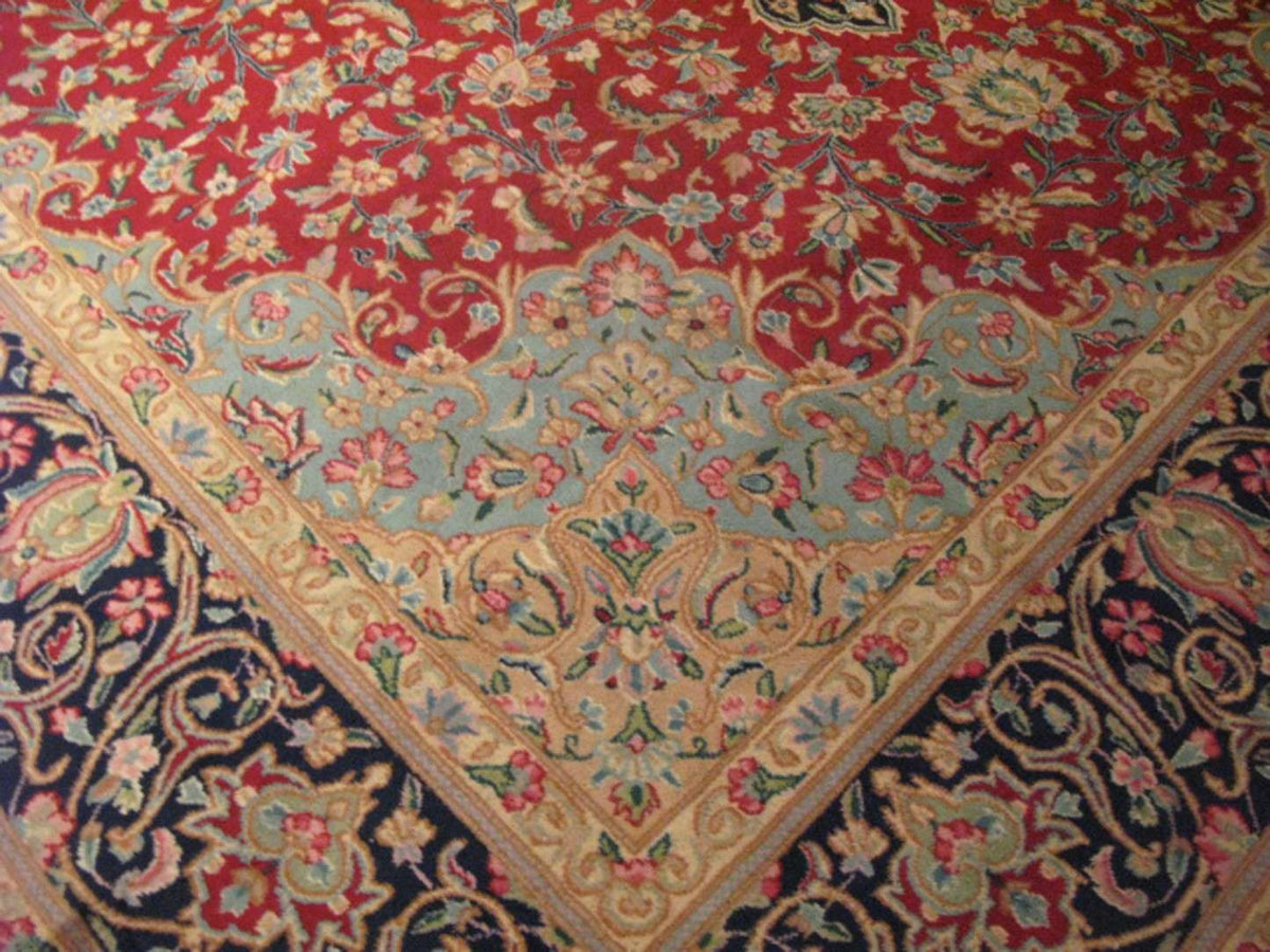 9' 1" x 13' 2" Persian Kerman Rug image 4