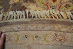 7' 9" x 8' 0" India Sultanabad Round Rug image 12