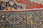 3' 5" x 4' 10" Pakistan Kazak Rug image 11
