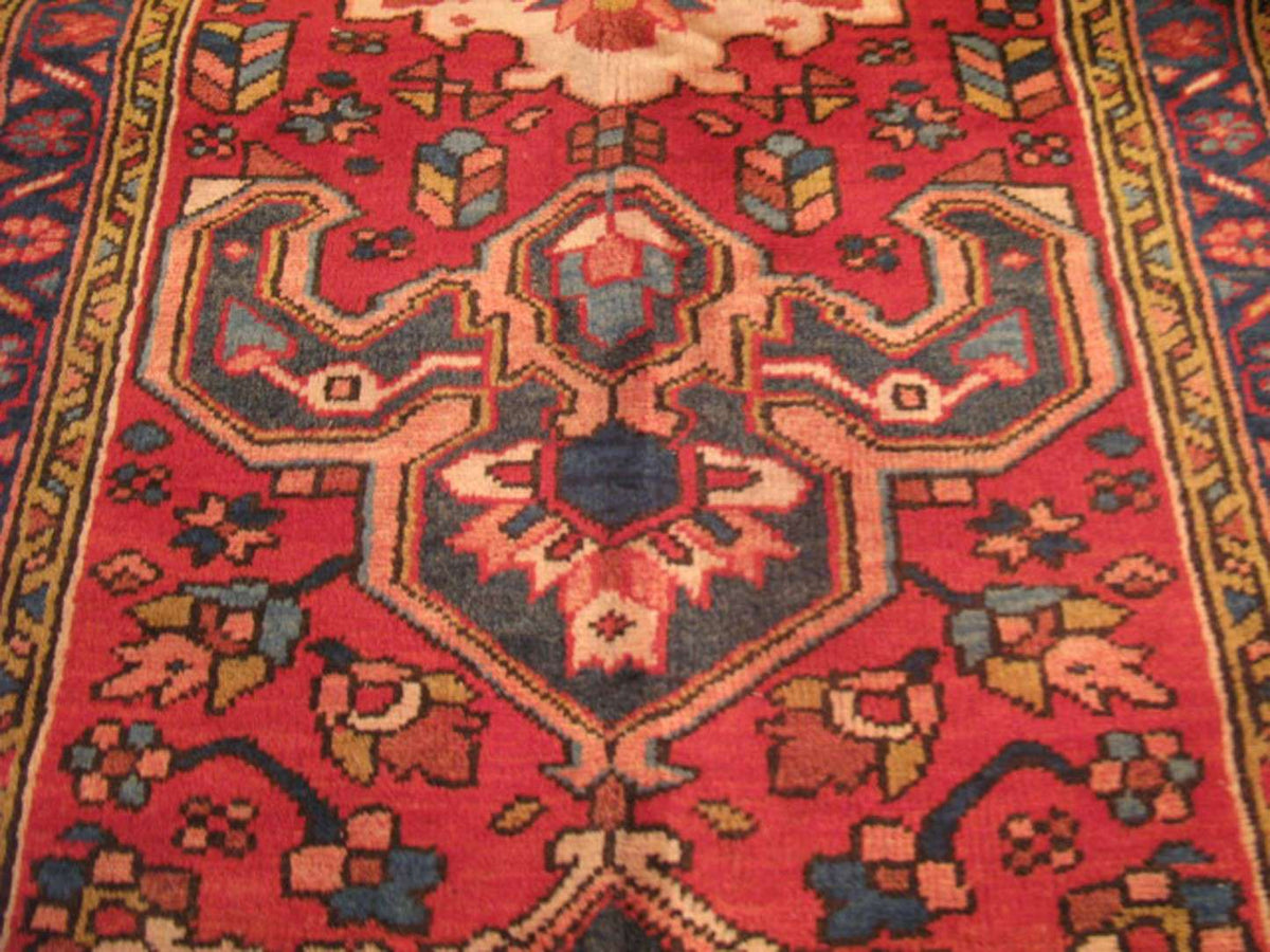 3' 4" x 10' 1" Persian Heriz Runner image 5