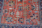 5' 9" x 9' 0" India Heriz Rug image 5