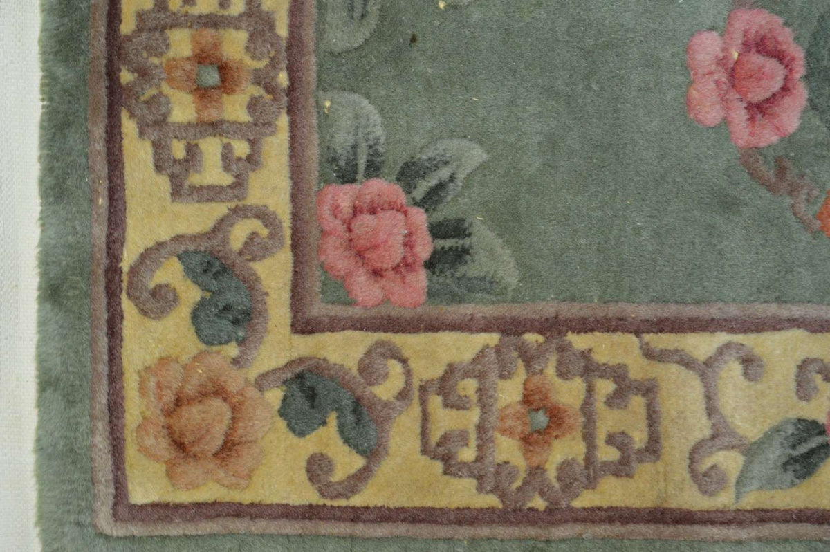 2' 1" x 4' 2" China Tabriz Rug image 1