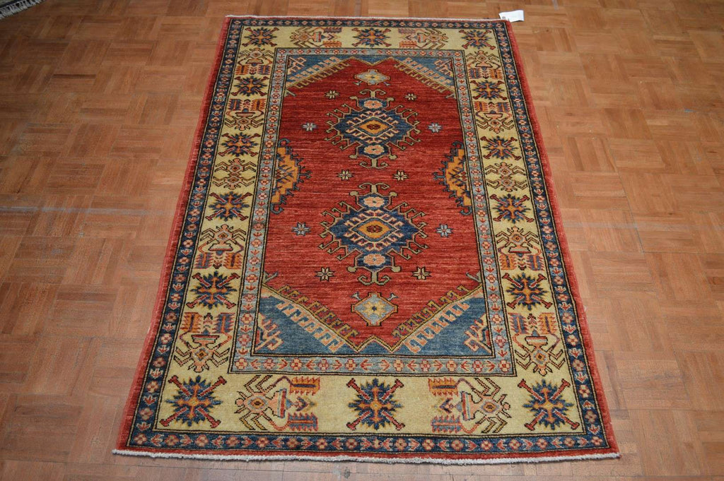 3' 5" x 5' 4" Pakistan Kazak Rug image 1