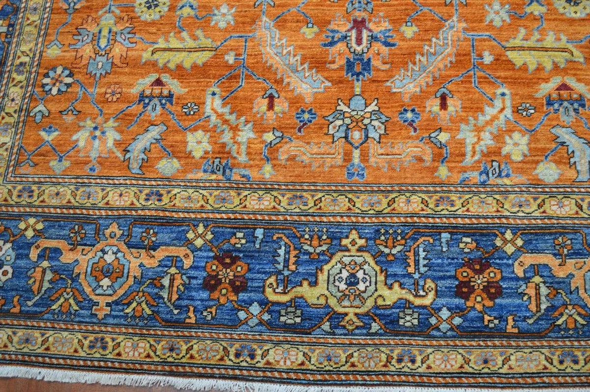 8' 3" x 10' 0" Pakistan Serapi Rug image 3