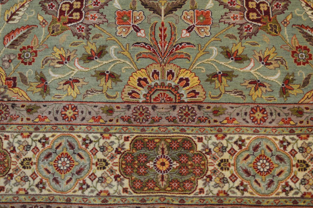 6' 1" x 6' 2" India Agra Square Rug image 6