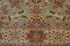 6' 1" x 6' 2" India Agra Square Rug image 6