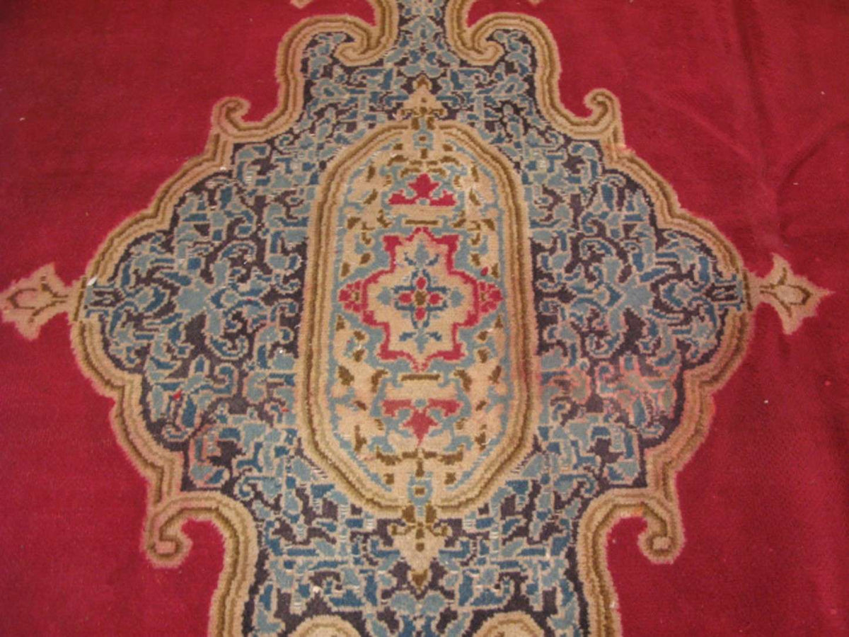 8' 9" x 12' 1" Persian Kerman Rug image 10