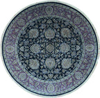 8' 4" x 8' 4" India Agra Round Rug image 0