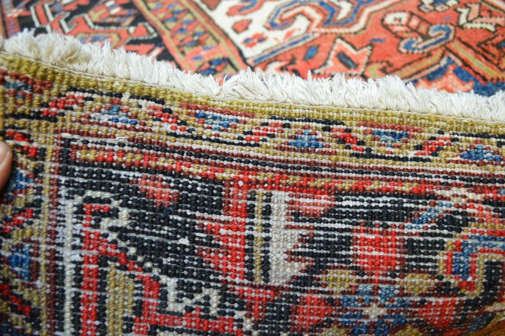 7' 6" x 10' 2" Persian Heriz Rug image 12