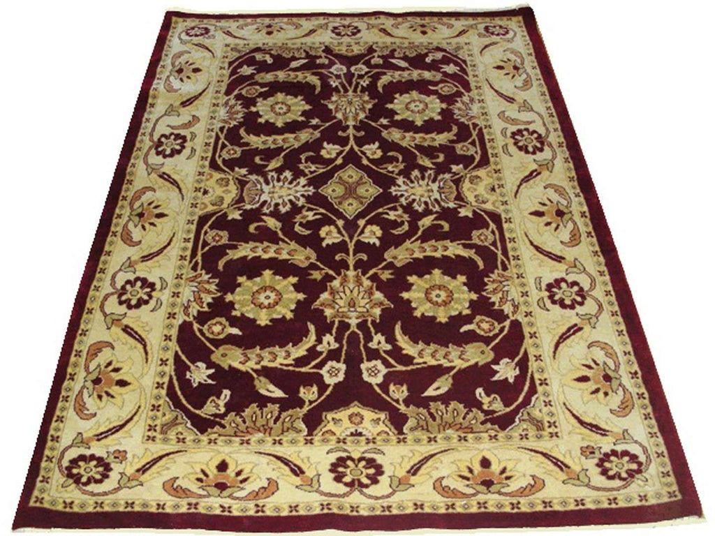 4' 1" x 7' 4" Vintage Sultanabad Rug image 0