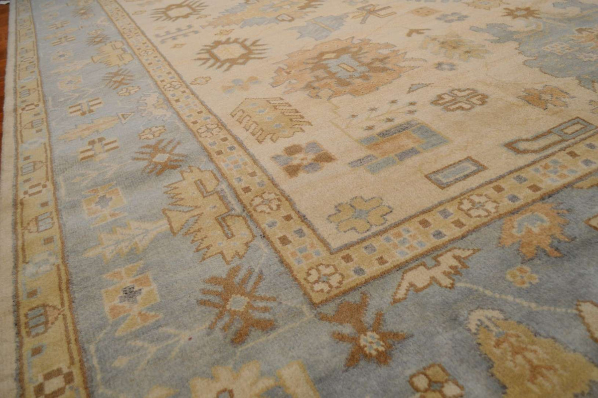 9' 2" x 12' 1" India Oushak Rug image 5