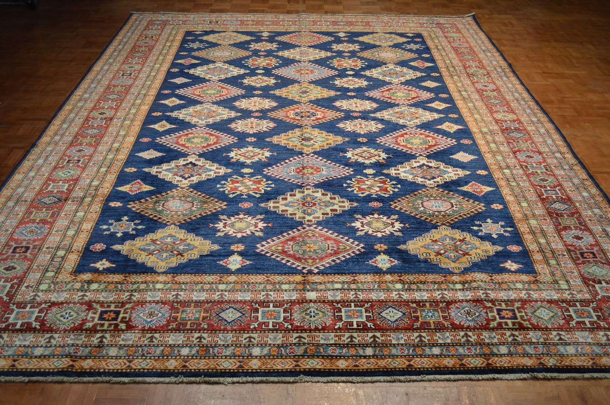 8' 10" x 11' 5" Pakistan Kazak Rug image 7
