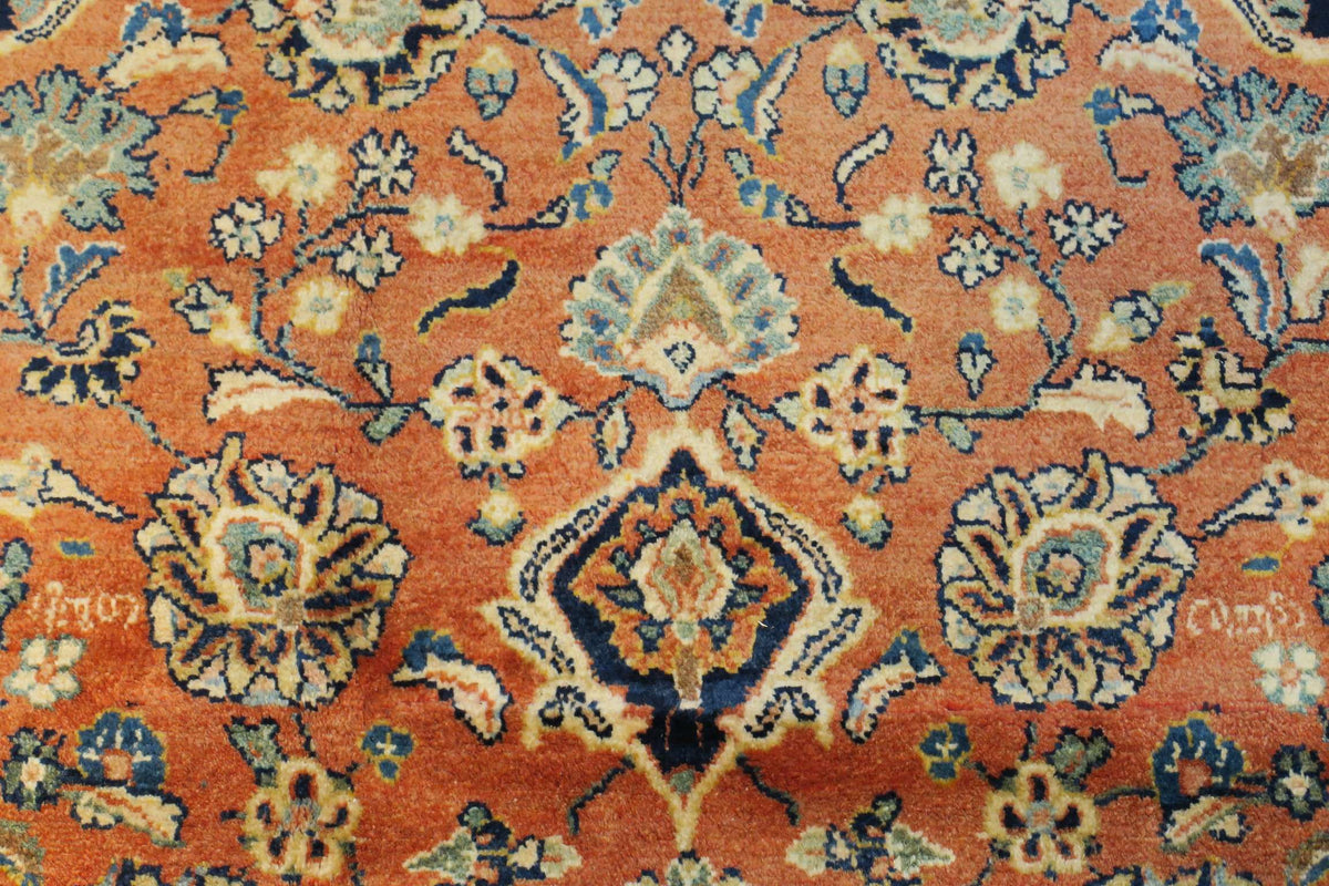 7' 0" x 10' 7" Persian Sarouk Rug image 10
