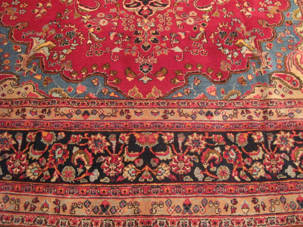 9' 5" x 12' 7" Persian Mashhad Rug image 10